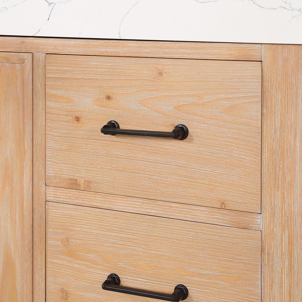 Free-standing Single Bathroom Vanity with Composite top and Mirror