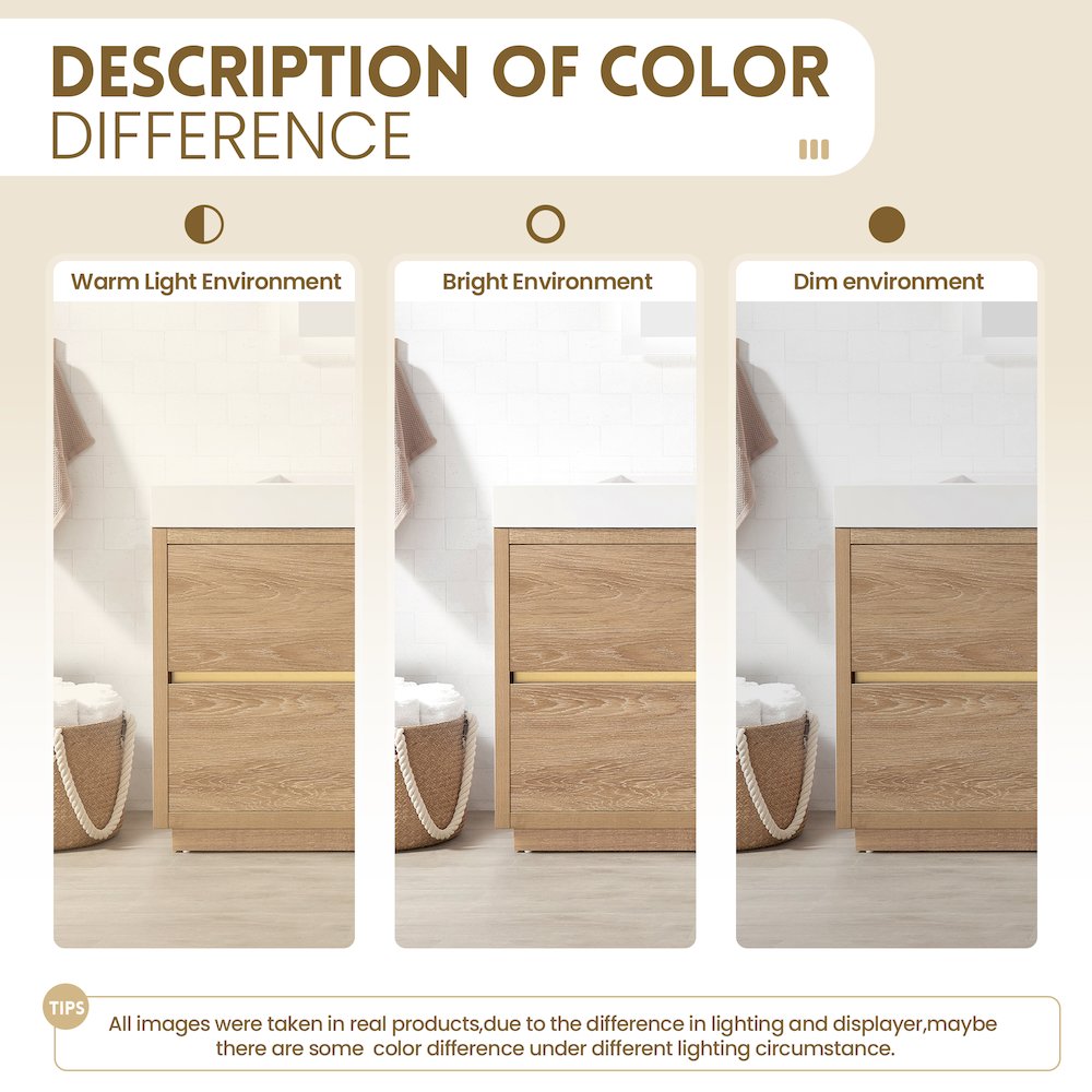 Huesca 84" Double Sink Bath Vanity in North American Oak