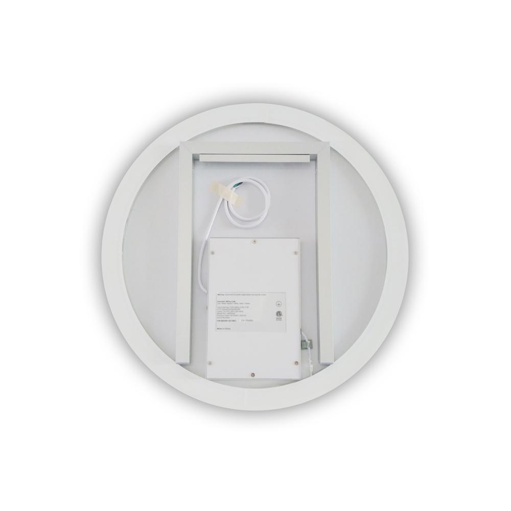32''Modern & Contemporary Frameless Lighted Round Bathroom Mirror