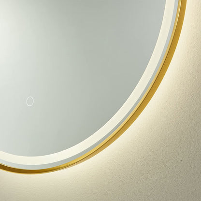 Vinnova 18'' Oval LED Lighted Accent Bathroom/Vanity Wall Mirror