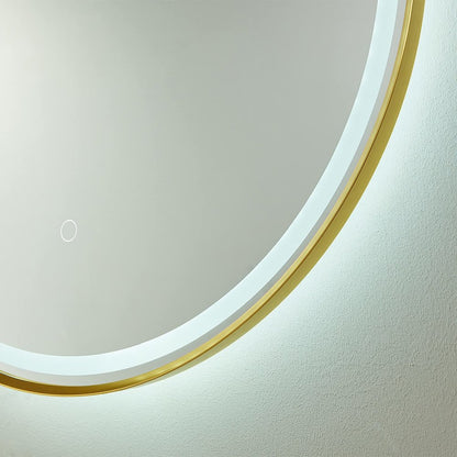 Vinnova 18'' Oval LED Lighted Accent Bathroom/Vanity Wall Mirror
