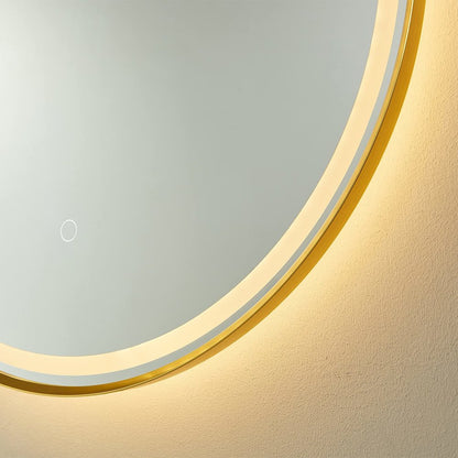 Vinnova 18'' Oval LED Lighted Accent Bathroom/Vanity Wall Mirror