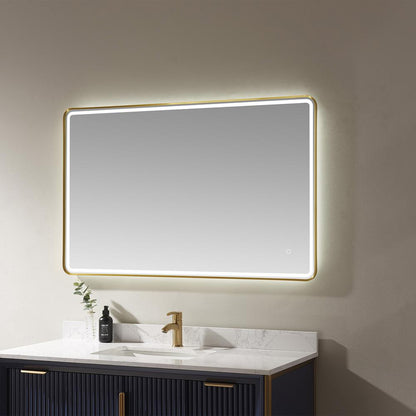 48'' Rectangle LED Lighted Accent Bathroom/Vanity Wall Mirror