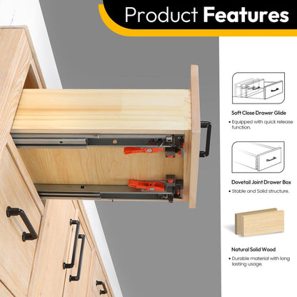 Free-standing Double Bathroom Vanity with Composite top and Mirror