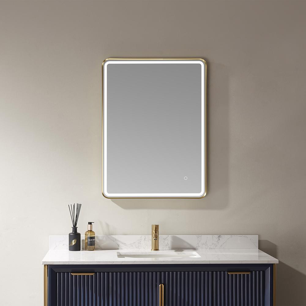 24'' Rectangle LED Lighted Accent Bathroom/Vanity Wall Mirror