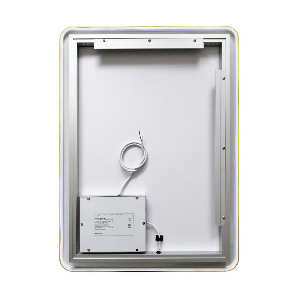 24'' Rectangle LED Lighted Accent Bathroom/Vanity Wall Mirror