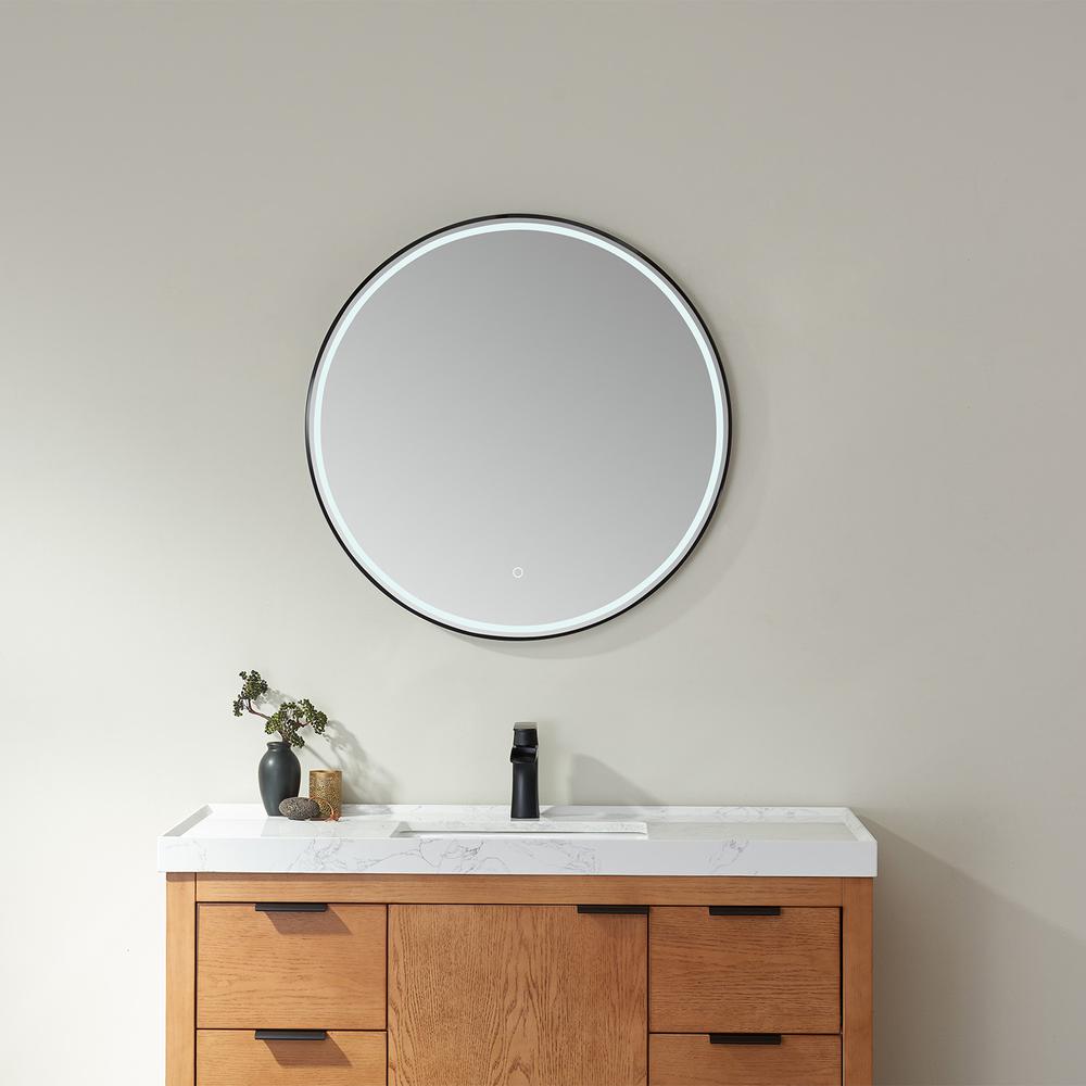 32'' Round LED Lighted Accent Bathroom/Vanity Wall Mirror