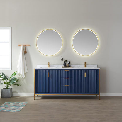 32'' Round LED Lighted Accent Bathroom/Vanity Wall Mirror