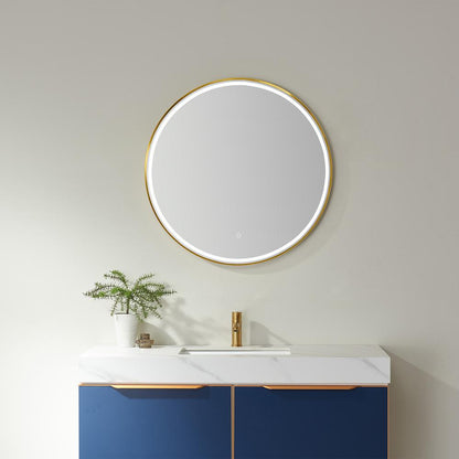 32'' Round LED Lighted Accent Bathroom/Vanity Wall Mirror