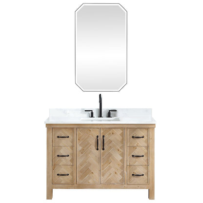 Javier 48" Free-standing Single Bath Vanity in Spruce Antique Brown