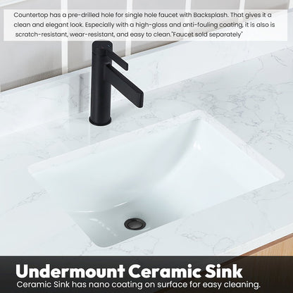 San 72" Free-standing Double Bath Vanity in Fir Wood Brown