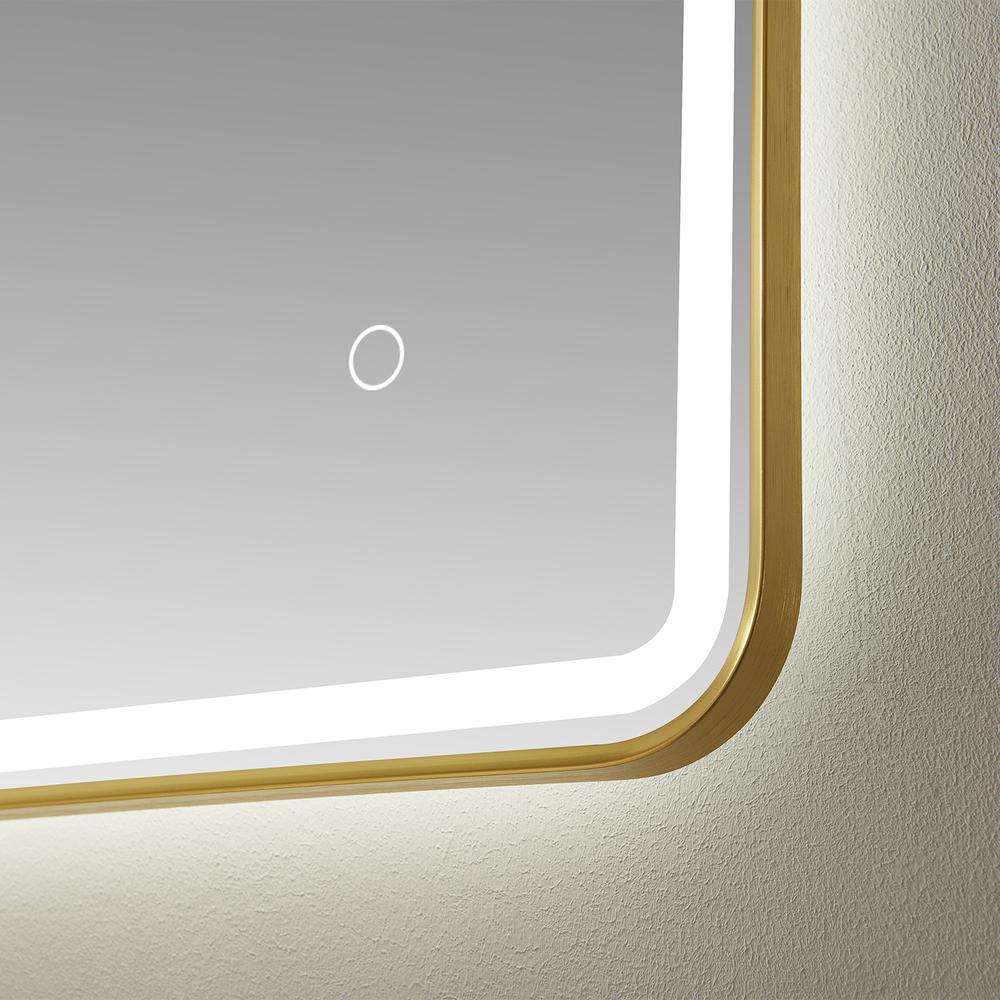 48'' Rectangle LED Lighted Accent Bathroom/Vanity Wall Mirror