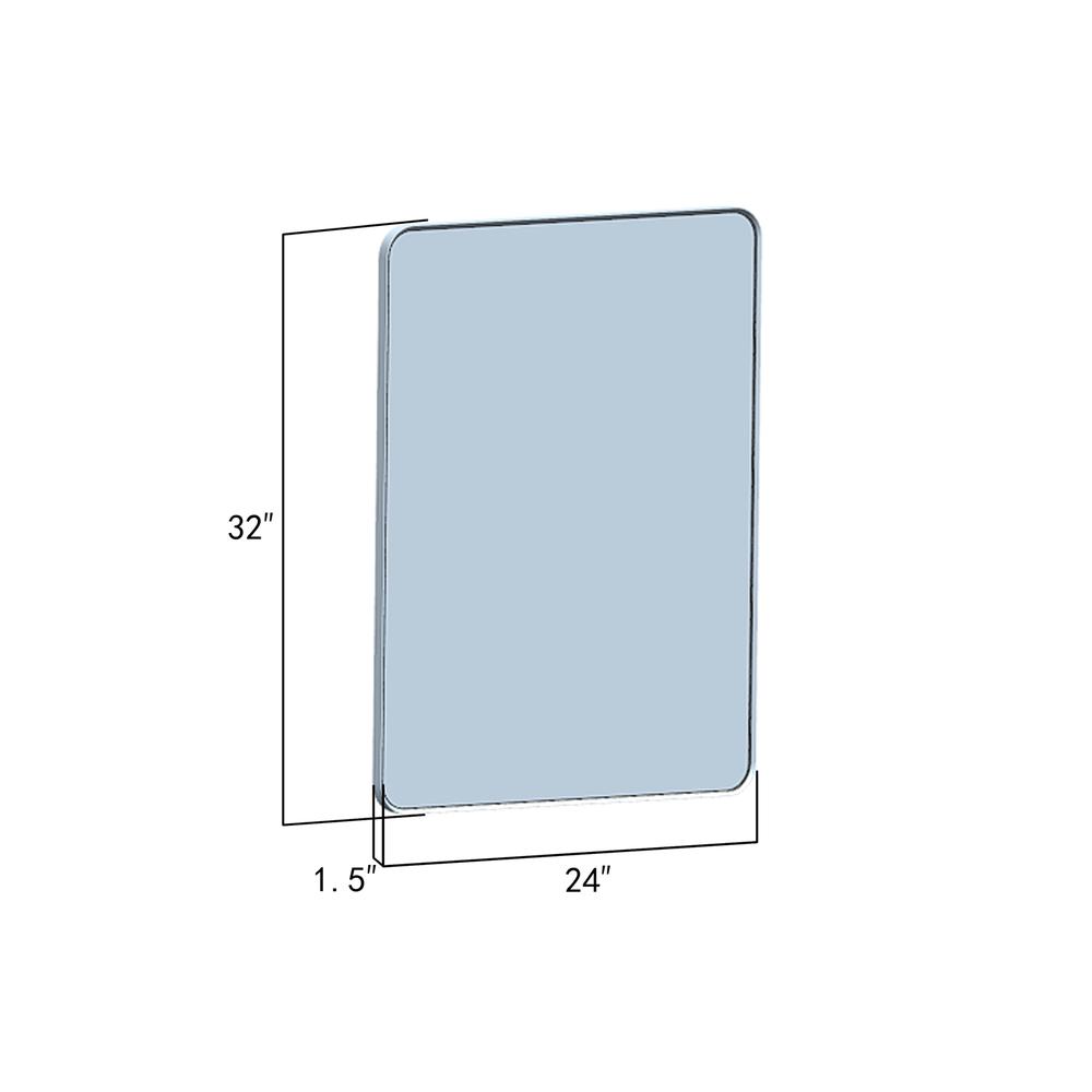 24'' Rectangle LED Lighted Accent Bathroom/Vanity Wall Mirror