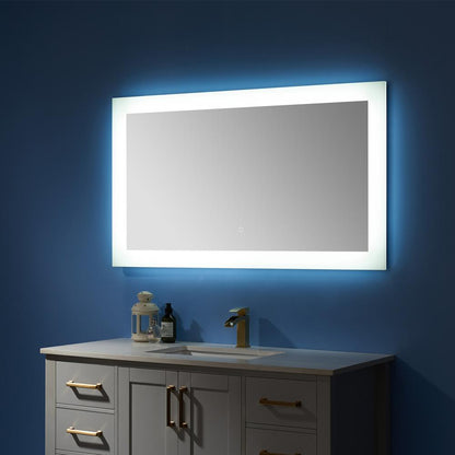48'' Rectangle LED Lighted Accent Bathroom/Vanity Wall Mirror