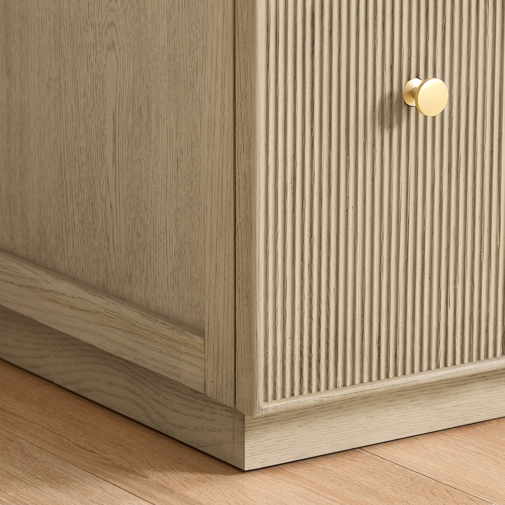 Oza 48" Free-standing Single Bath Vanity in Aged Natural Oak