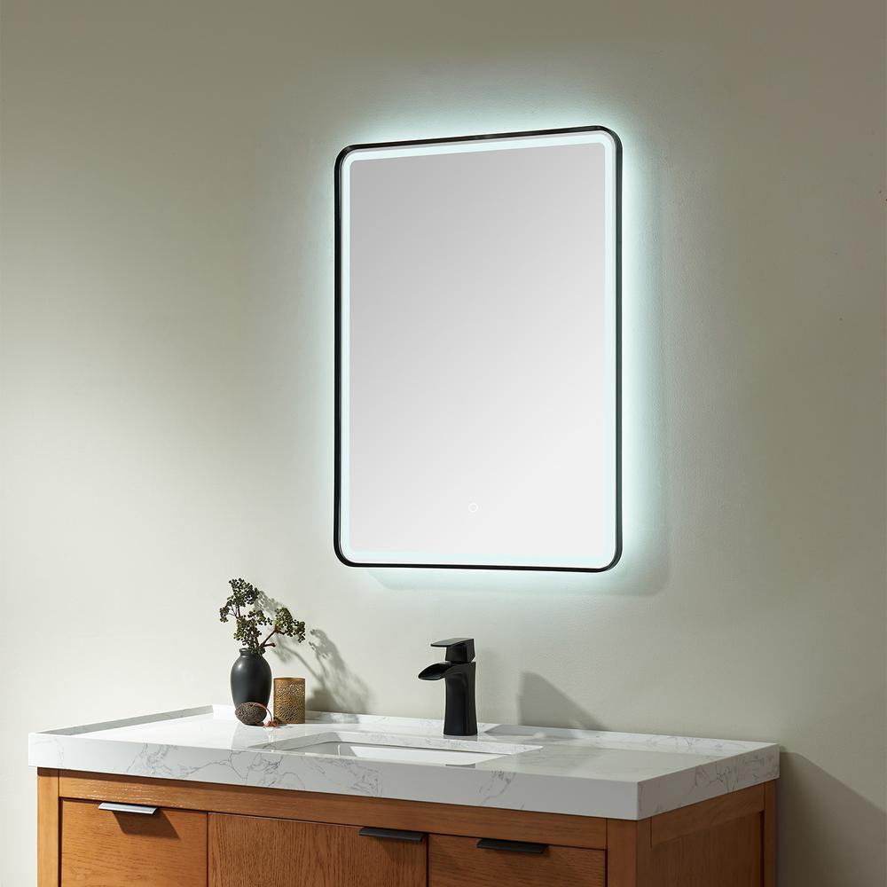 24'' Rectangle LED Lighted Accent Bathroom/Vanity Wall Mirror