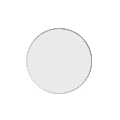 32''Modern & Contemporary Frameless Lighted Round Bathroom Mirror