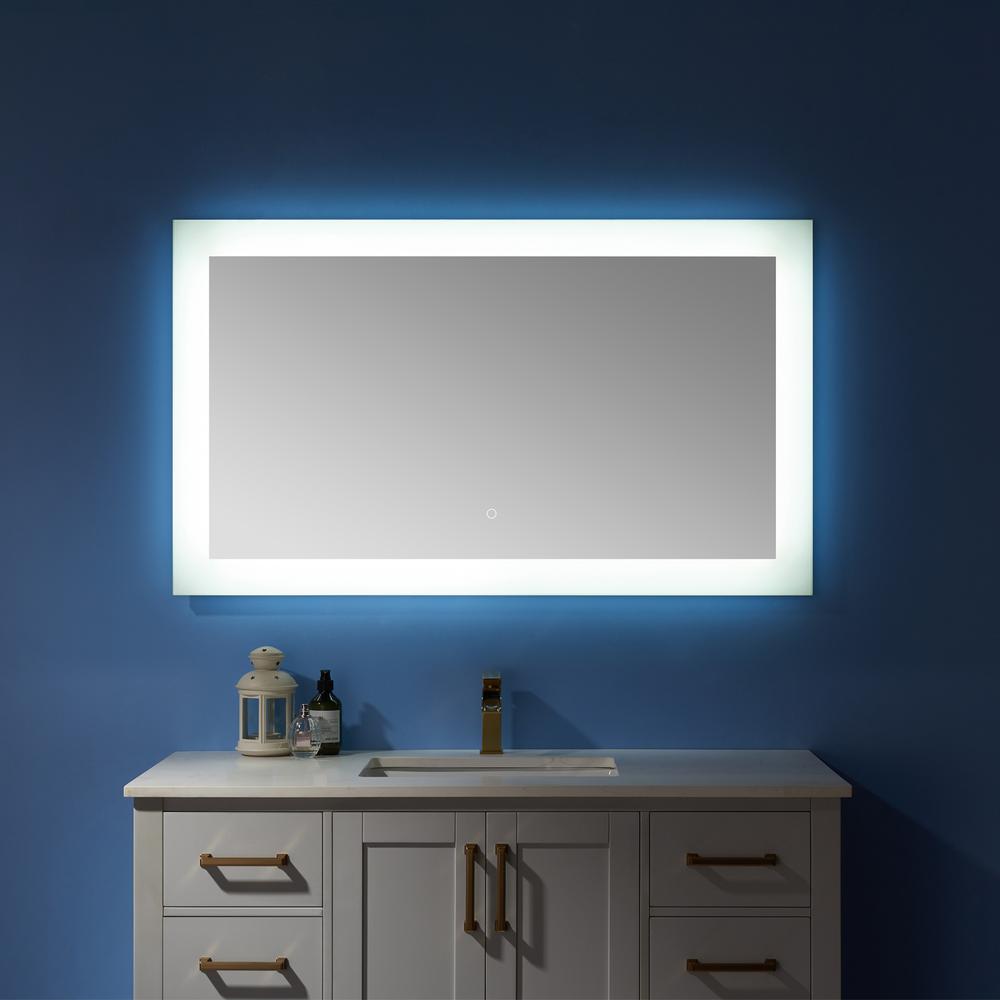 48'' Rectangle LED Lighted Accent Bathroom/Vanity Wall Mirror