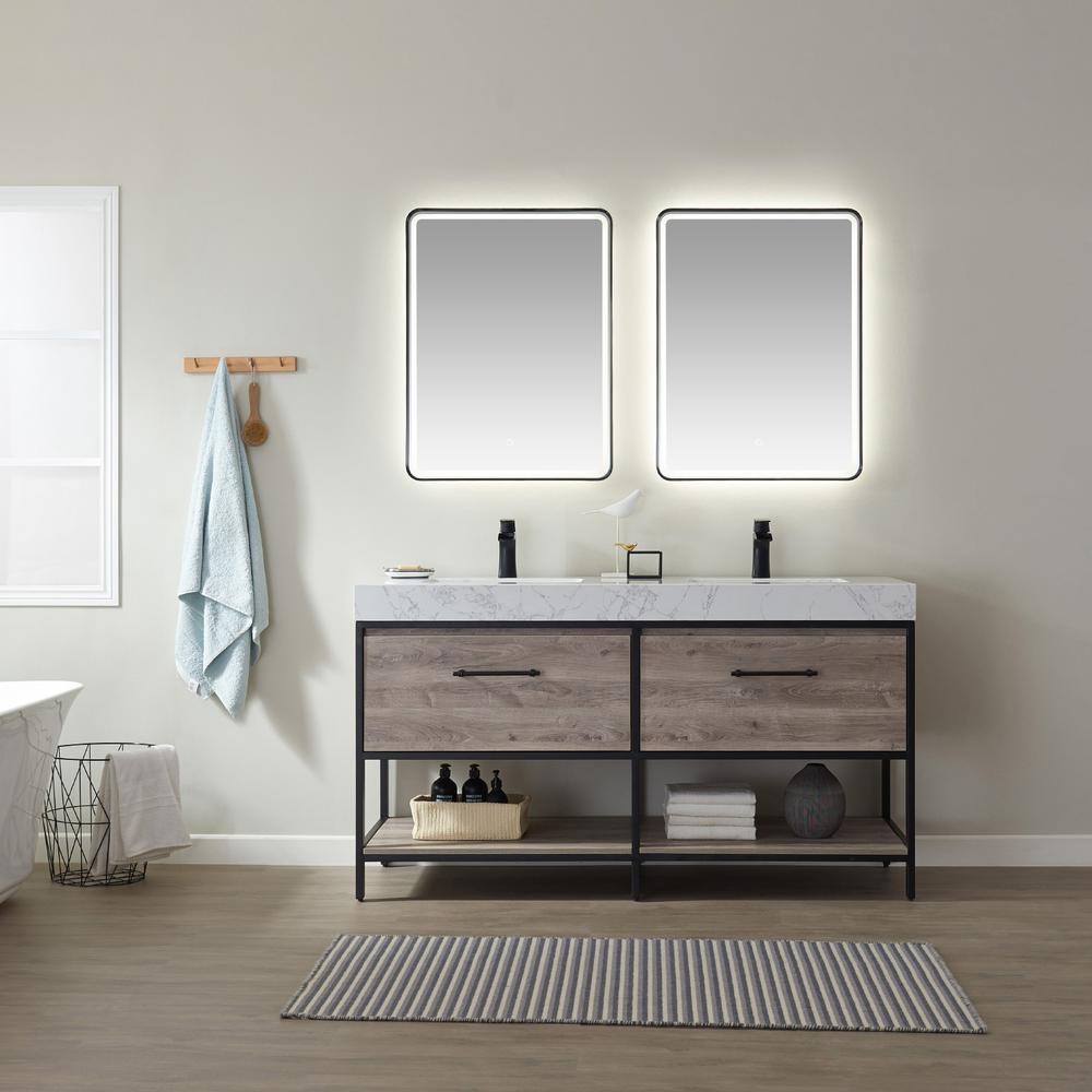24'' Rectangle LED Lighted Accent Bathroom/Vanity Wall Mirror