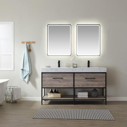 24'' Rectangle LED Lighted Accent Bathroom/Vanity Wall Mirror