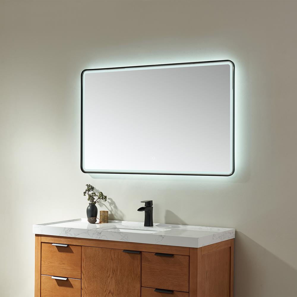 48'' Rectangle LED Lighted Accent Bathroom/Vanity Wall Mirror