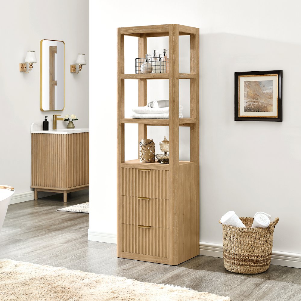 Cádiz 22in. Grey Storage Cabinet