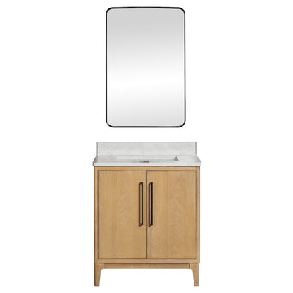 Gara 30" Free-standing Single Bath Vanity in Washed Ash Grey