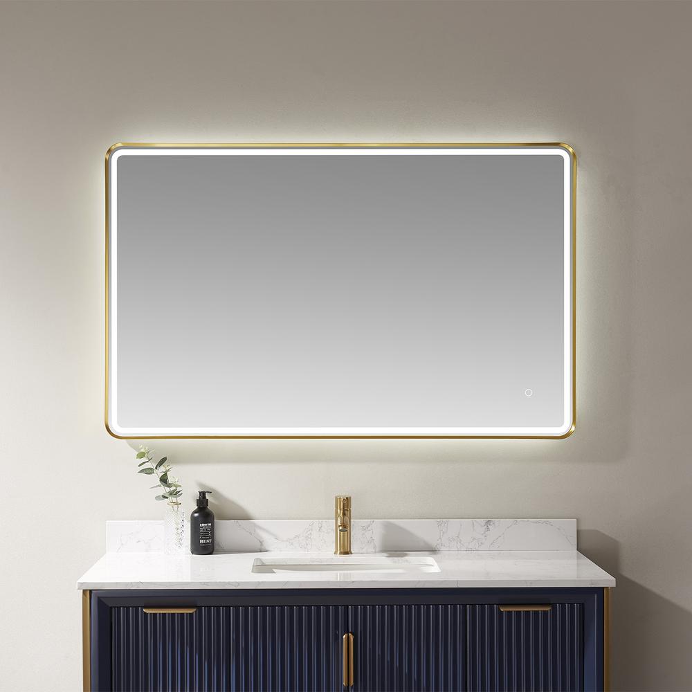 48'' Rectangle LED Lighted Accent Bathroom/Vanity Wall Mirror