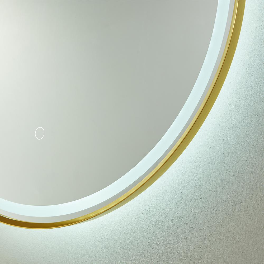 24'' Oval LED Lighted Accent Bathroom/Vanity Wall Mirror