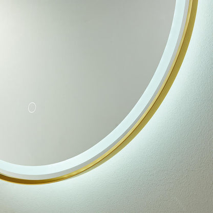 24'' Oval LED Lighted Accent Bathroom/Vanity Wall Mirror
