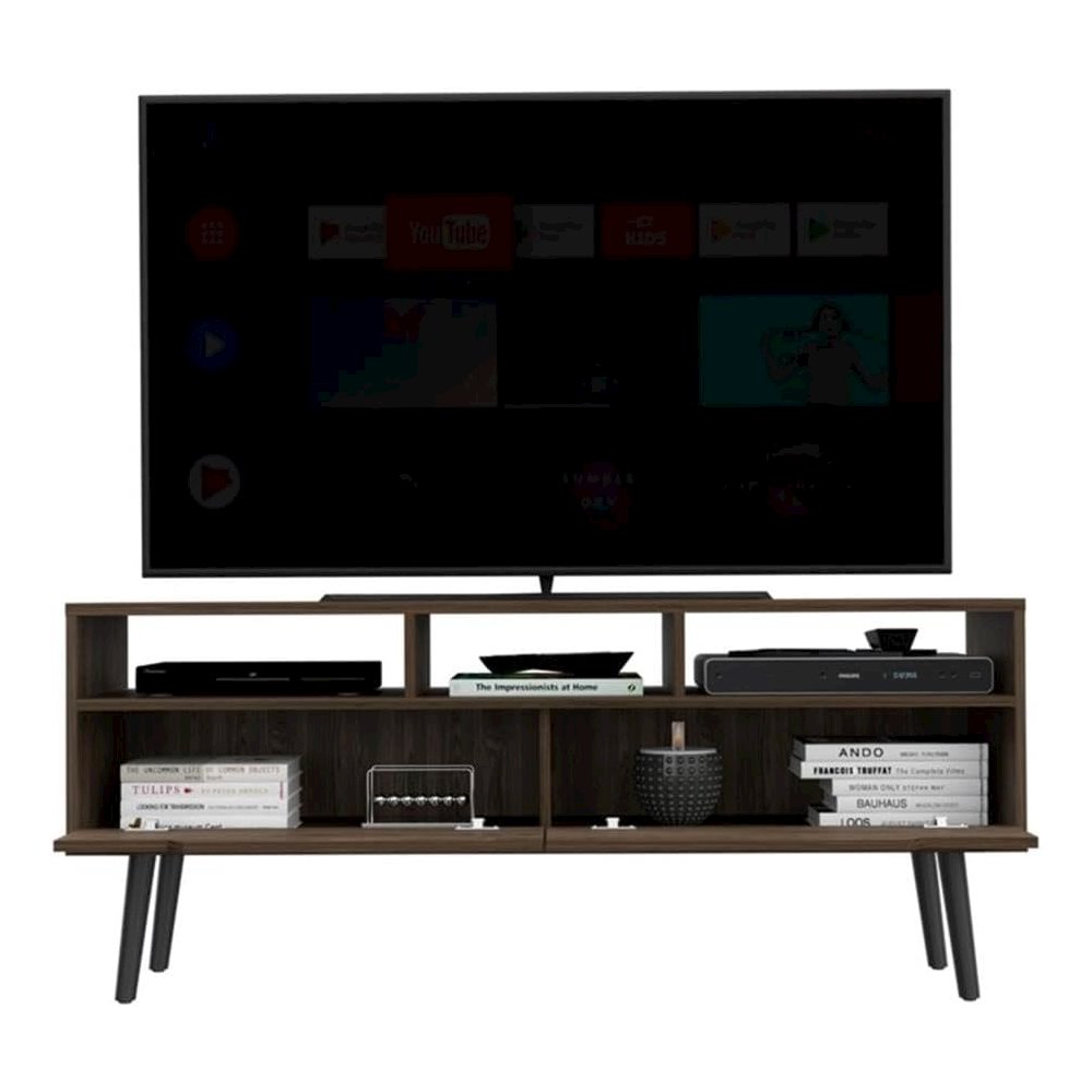 Oslo Tv Stand Dark Walnut MDF