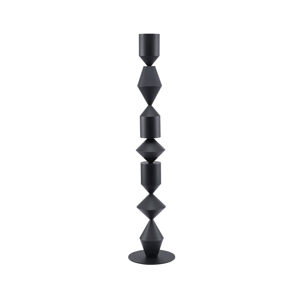 1-Light Black Iron Floor Lamp With A White Acrylic Shade