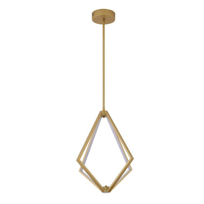 8-Light Gold Metal LED Chandelier With Silicone Diffusers
