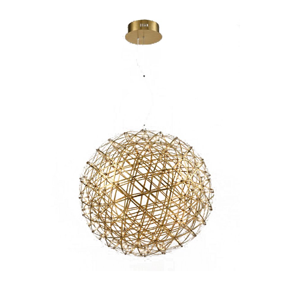 162-Light Gold Stainless Steel LED Chandelier