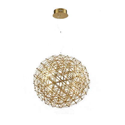 162-Light Gold Stainless Steel LED Chandelier