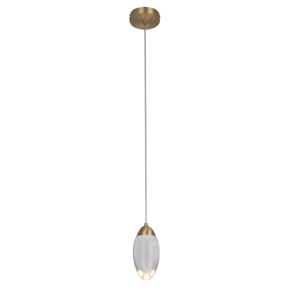 Bethel International LED Pendant in Brass Color