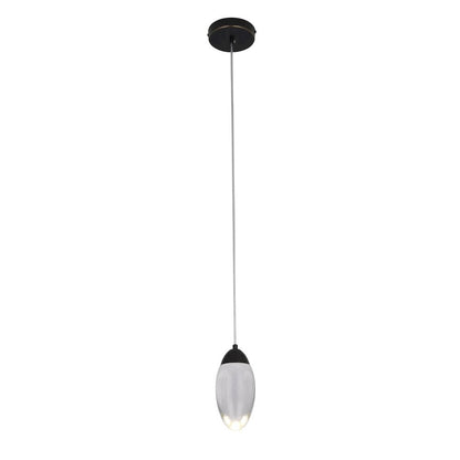 Bethel International LED Pendant in Matte Black Color