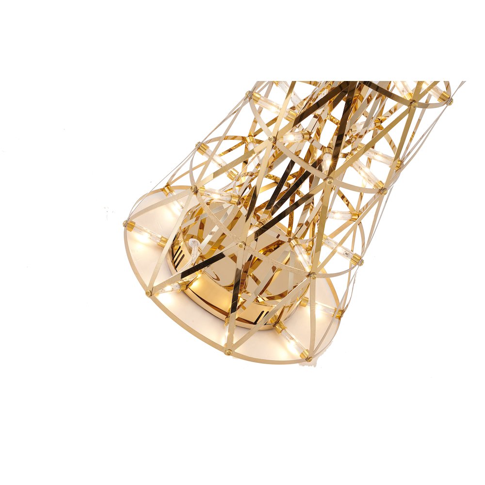56-Light Gold LED Stainless Steel table Lamp