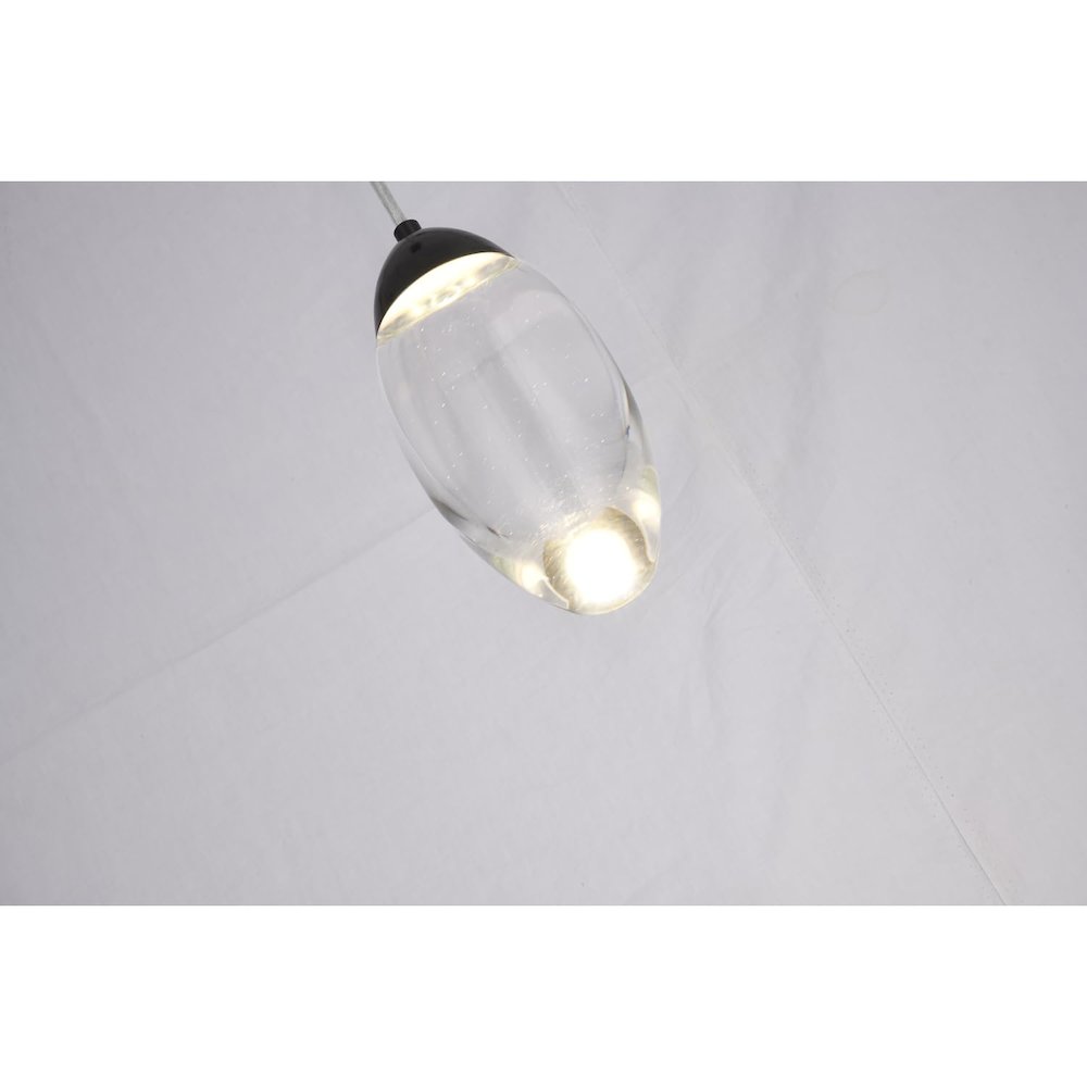 Bethel International LED Pendant in Matte Black Color
