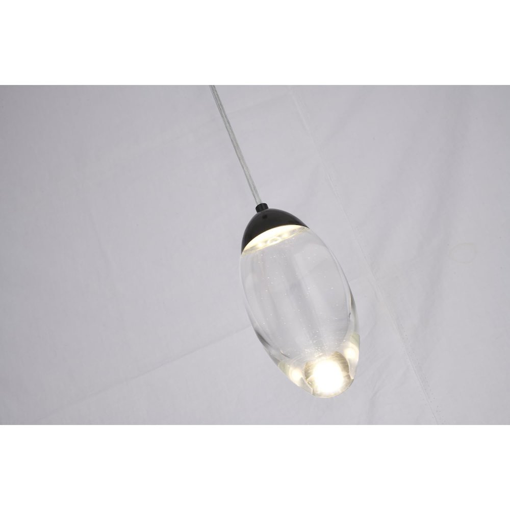 Bethel International LED Pendant in Matte Black Color