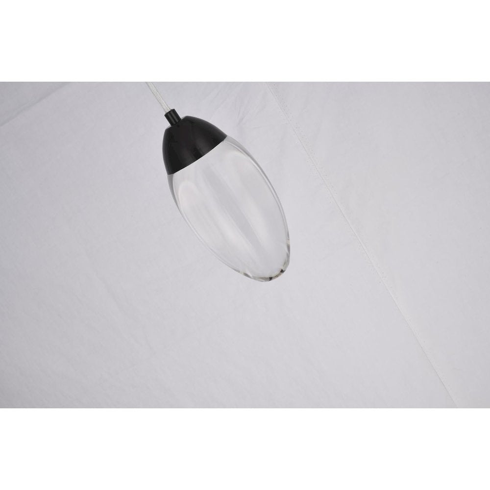 Bethel International LED Pendant in Matte Black Color