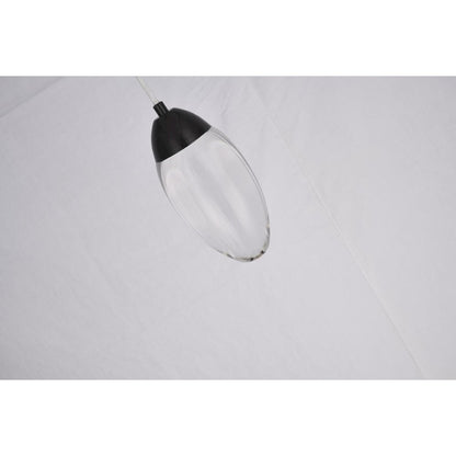 Bethel International LED Pendant in Matte Black Color