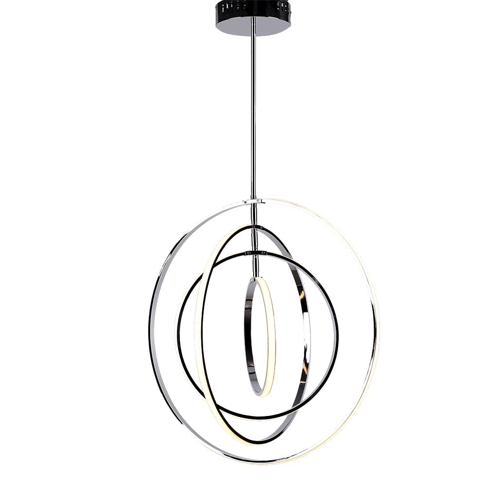 Bethel International LED Chandelier in Chrome Color