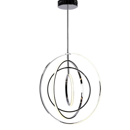 Bethel International LED Chandelier in Chrome Color