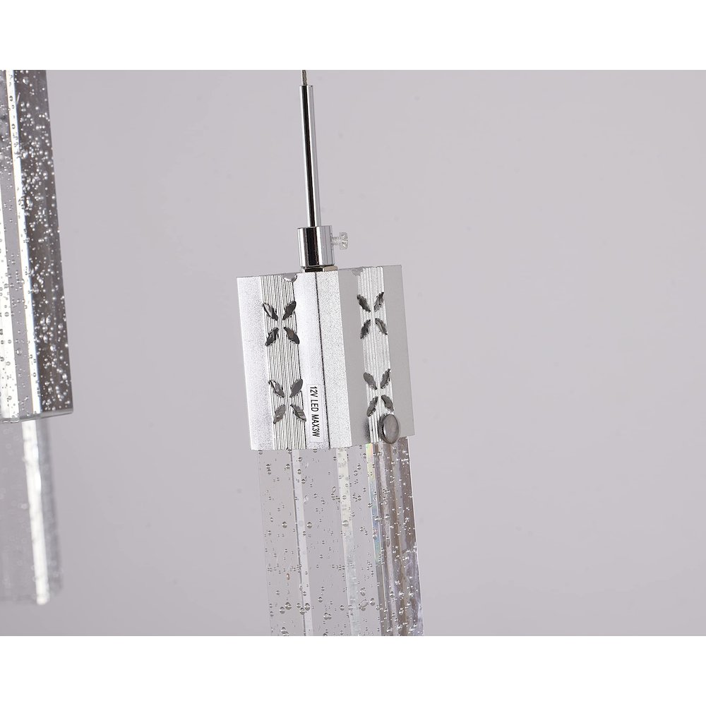 Bethel International LED Chandelier in Chrome Color