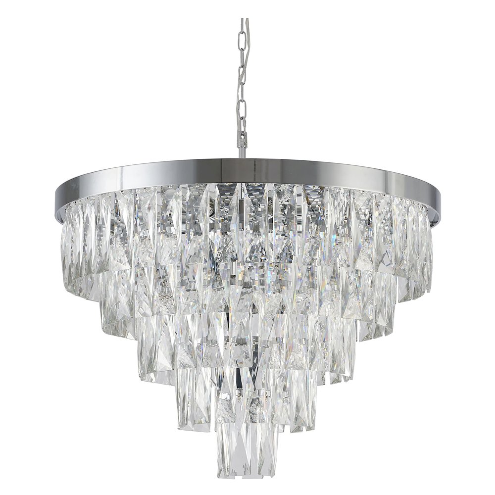 Bethel International Chandelier in Chrome Color