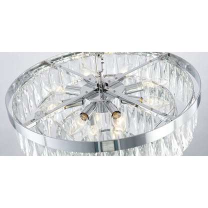 Bethel International Chandelier in Chrome Color