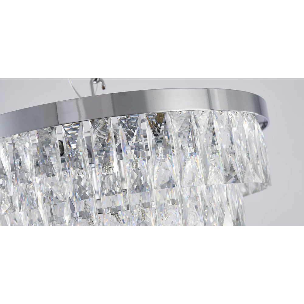 Bethel International Chandelier in Chrome Color