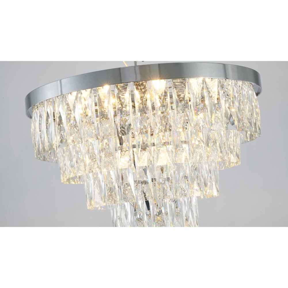 Bethel International Chandelier in Chrome Color