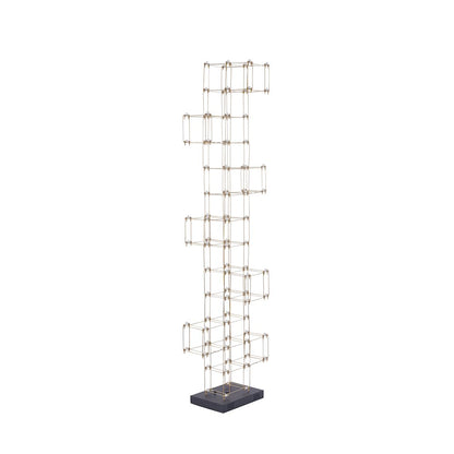 136-Light Gold LED Stainless Steel Floor Lamp